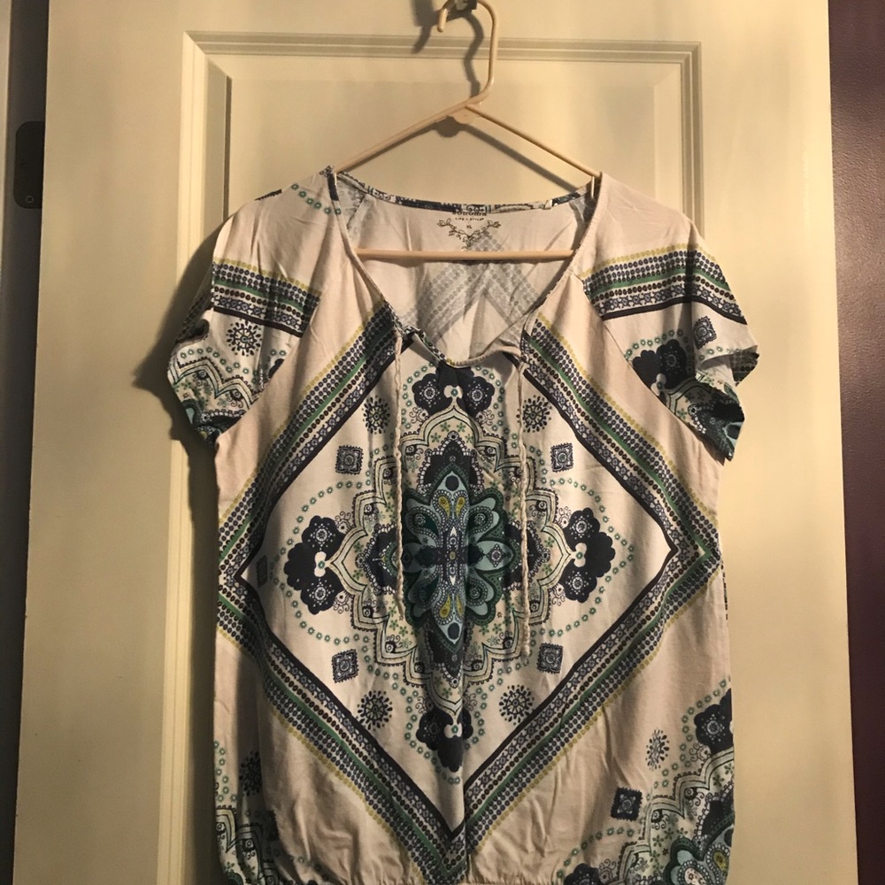 Sonoma light peasant top